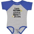 thumbnail image 3 of Inktastic Happy Birthday to the Sweetest Cousin in the World Girls Baby Bodysuit, 3 of 5