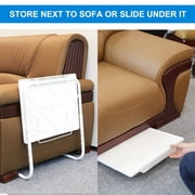 iMounTEK Foldable Tray Table Portable Sofa TV Tray - 6 Heights & 3 Angles Laptop Desk Adjustable