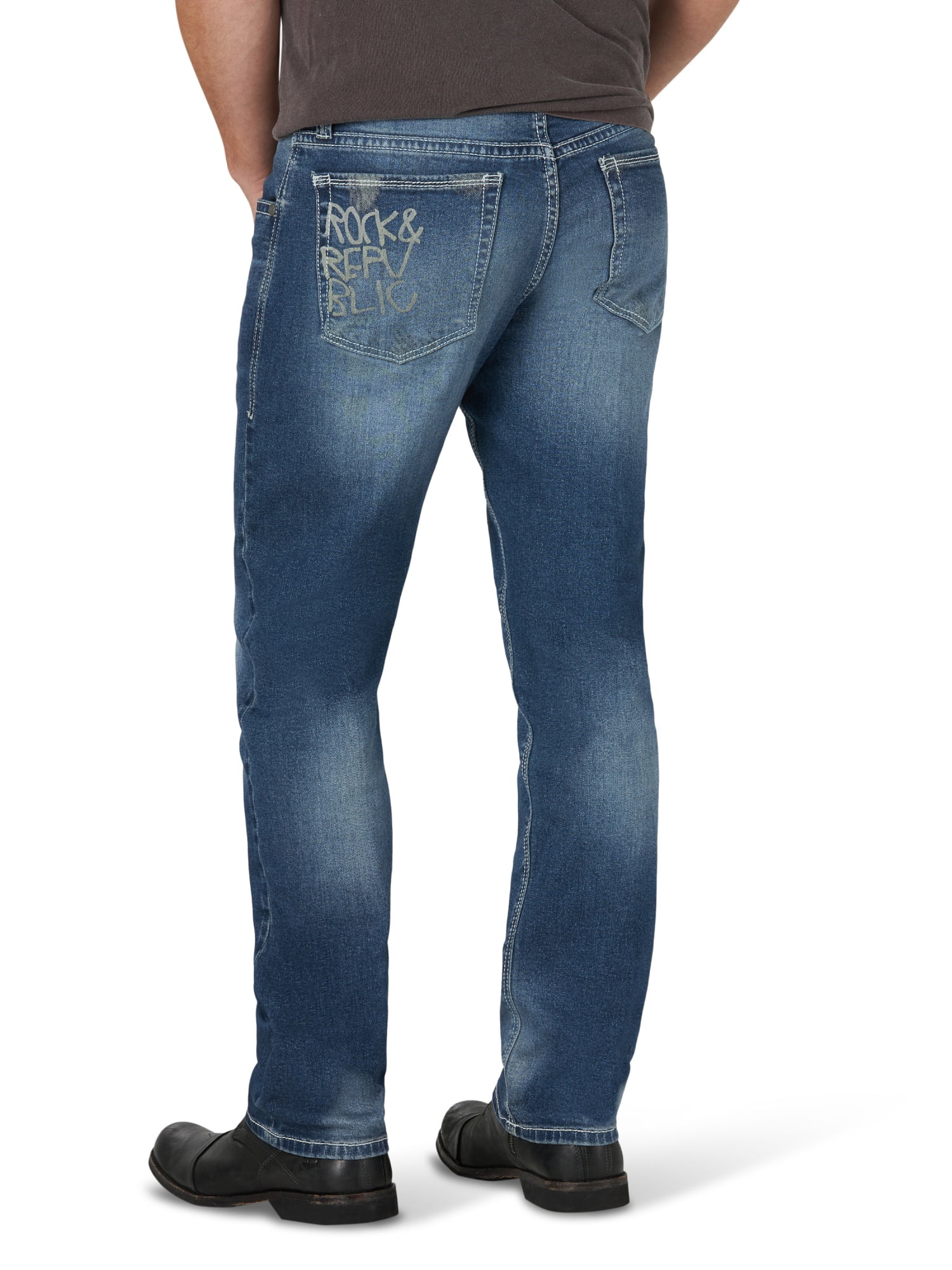 Rock & Republic Men's Straight Leg Jean with Ultra Comfort Denim