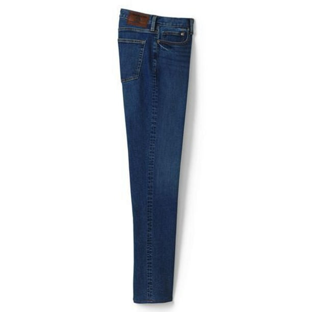 Lands' End Men's Slim Stretch 5 Pocket Denim Jeans Blue 35 NEW 503541