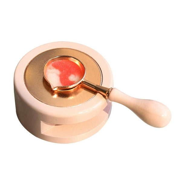 Herramienta de horno de de sello de , kit de sellado de de sellado Calentador de sello de estufa Rosa Gloria Calentador de sellos de cera
