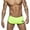 Fluorescent Green, variant on Zoeecloth Mens Quick Dry Swim Swim Trunks Bikini Swimwear Men's Swim Briefs Sport Swimsuit Shorts Stretchy Swimsuit Boyshorts M-XXL