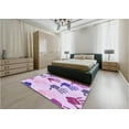 thumbnail image 4 of Ahgly Company Indoor Rectangle Patterned MediumOrchid Purple Area Rugs, 2' x 4', 4 of 6