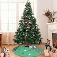 thumbnail image 7 of Rateoe BALL INSIDE THE NET GOAL Print Christmas Tree Skirt 48" for Xmas Holiday New Year Party Circle Tree Mat Ornaments Decoration, 7 of 7