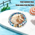 thumbnail image 5 of Moocorvic Circular Summer Cat Bed, Comfortable Pet Sleep Mat Pad Cushion for Indoor Cats, Washable Nest Mat Basin for Puppy, 5 of 7