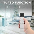 thumbnail image 2 of TURBRO Greenland 8,000 BTU Portable Air Conditioner, Dehumidifier and Fan, 3-in-1 Floor AC Unit for Rooms up to 300 Sq ft, Sleep Mode, Timer, Remote Included (5,000 BTU Sacc), 2 of 8