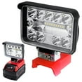 thumbnail image 3 of 3 Inch LED Work Light for Milwaukee M18 20V Lithium Batteries Super Bright 180 Degree Rotation Jobsite Light Portable Handheld Flashlight for Camping Hiking Emergency, 3 of 5