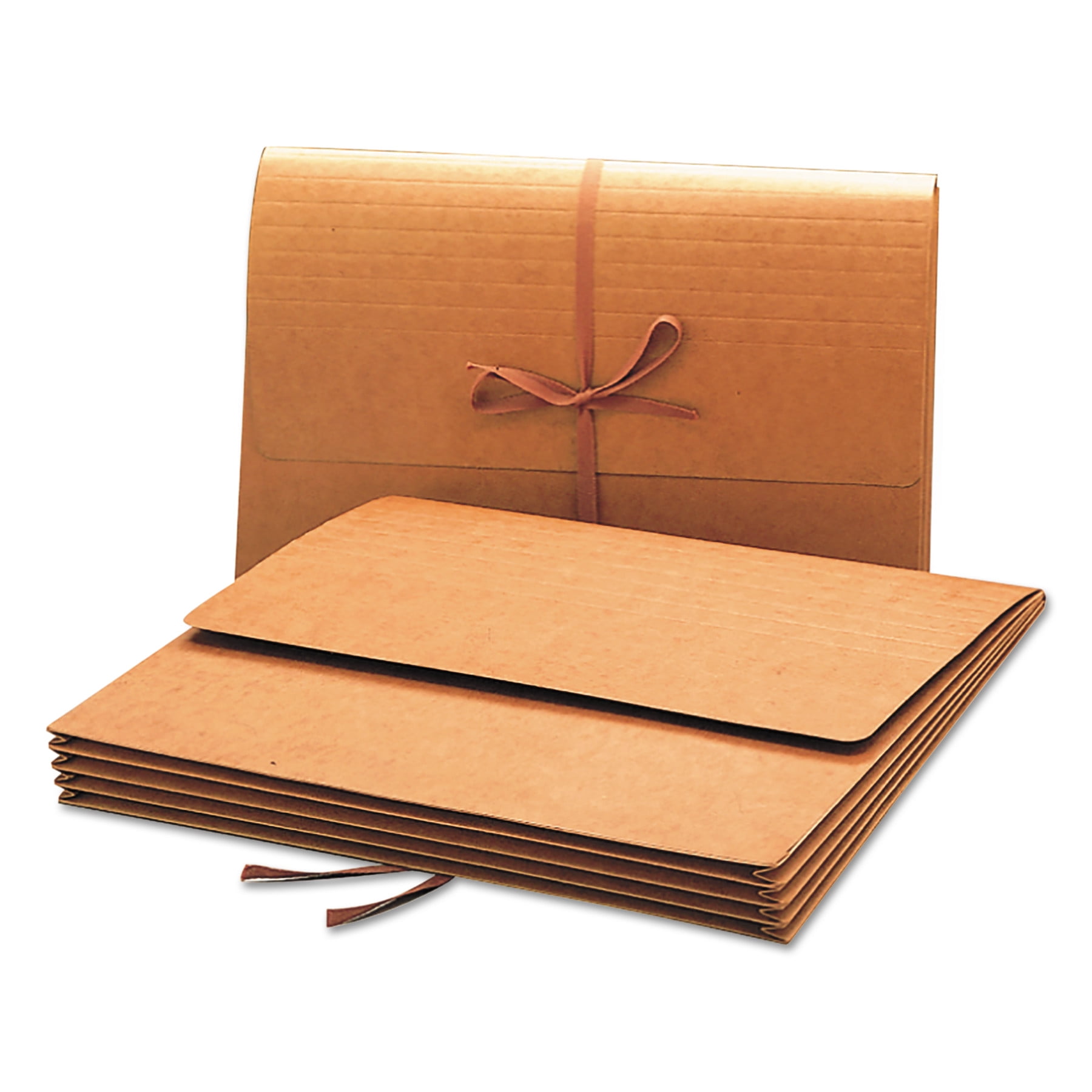 Redrope Expanding Wallets With ClothTie, 3.5" Expansion, 1 Section