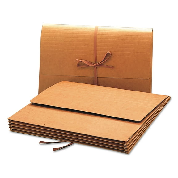 Smead 3 1/2" Exp Wallet, Redrope, 14 3/4 x 9 1/2, Redrope -SMD71055