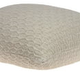 thumbnail image 4 of 20" x 7" x 20" Decorative Transitional Tan Pillow Cover With Poly Insert, 4 of 4
