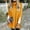 Yellow, variant on Babysbule Tops for Women Women's solid color street pullover high neck split loose sweater top