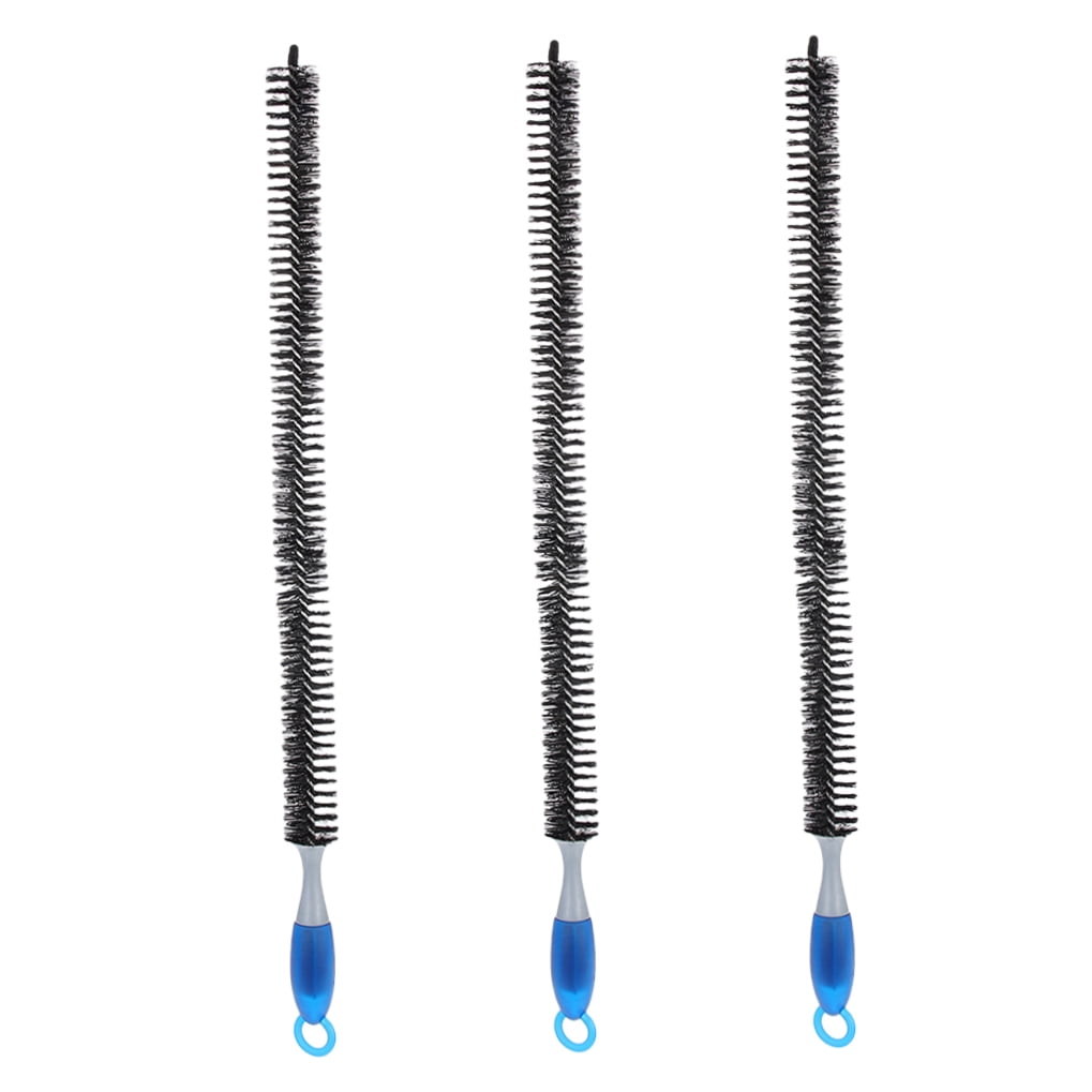 Worgeous 3pcs Engine Cleaning Brush Multi-Functional Cleaning Brush Dryer Vent Cleaner Car Radiator Cleaning Wand Vent Cleaning Brush