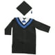 thumbnail image 1 of Vestido de graduación para niños y gorra con borlas para cosplay, actuación de fotografía, jardín de infantes (azul, altura adecuada 120 cm), 1 of 6