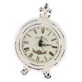 thumbnail image 2 of Simple Life Vintage European Style Table Clock Home Decor White - Style A, 2 of 5