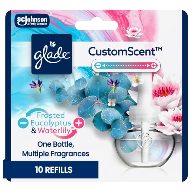 Recargas Glade Plugins CustomScent Technology Eucalyptus & Waterlily