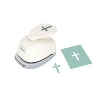 Bira Craft 1 inch Cross 4 Lever Action Craft Punch for Paper Crafting Scrapbooking