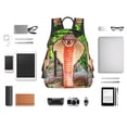 thumbnail image 4 of Balery Cobra Snake Mochila Ligera para Hombres y Mujeres – Resistente y Impermeable, Ideal para la Escuela, el Trabajo, los Viajes y el Uso Diario, 4 of 7