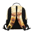 thumbnail image 5 of Uorisanigo School Backpack for Toddler Outdoor Play, Small Lightweight Daypack for Preschool, Casual Bookbag with Side Pocket for Travel Highland Cow Sunflower, 5 of 7