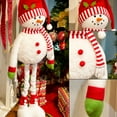 thumbnail image 4 of 1 PC Christmas Doll Decorations, Plush Snowman Doll with Stretchable Legs That can Stand Upright, Tabletop Decorations, 4 of 4