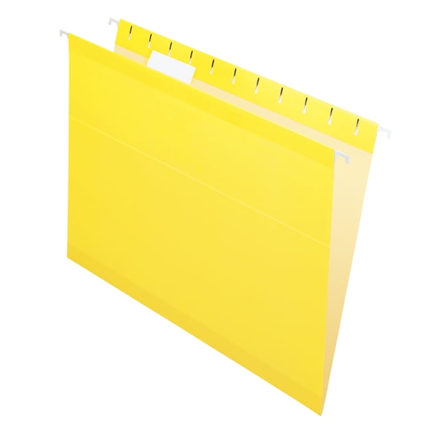 Folder Colgante, Pendaflex, Tamaño Carta, Color Amarillo, 4152 1/5, c/25pz