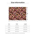 thumbnail image 5 of Yiaed Ice Cream Cake Print Blanket Throw Blanket Soft Cozy Flannel Blanket for Home Bed Sofa Couch Chair-80"x60", 5 of 6