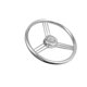thumbnail image 4 of Volante para barcos marinos, alto rendimiento, acero inoxidable de 13,5 pulgadas, universal fácil de instalar para pontones de yates, 4 of 8