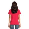 thumbnail image 3 of Valentine's Women's Valentine Paws Graphic T-Shirt, by Way to Celebrate, Sizes S-3XL, 3 of 5