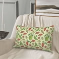 thumbnail image 5 of Uemuo Finger Lime Fruits Print Throw Pillow Case – Cozy & Soft Cushion Cover, Hypoallergenic Pillow Case for Sleeping, Perfect for Women with Envelope Closure-20"x30", 5 of 6