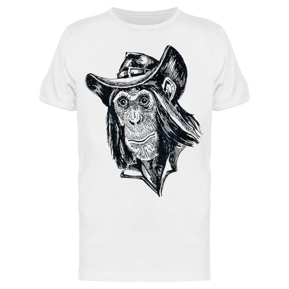 Monkey In A Hat Sketch Tee Men's -Image by Shutterstock