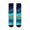 Blue Marble Pattern-2, variant on Green and Gold Marble Pattern Men's Mid-calf Crew Socks, Everyday Trainer Socks with Reinforced Heel & Toe, Breathable Durable Gifts Ideas for Men Adults