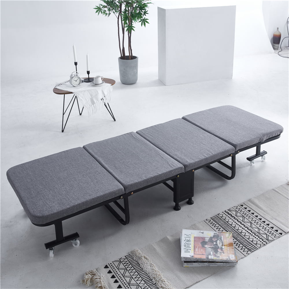 Folding Bed, Rollaway Bed, Portable Foldable Bed with ...