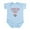 Sky Blue, variant on CafePress - Soccer Player Like My Daddy Body Suit - Baby Light Bodysuit, Size Newborn - 24 Months
