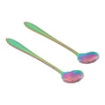 thumbnail image 2 of Espejo De La Manija De Las Cucharas Del Acero Inoxidable Del Pétalo Pulido Para 2Pcs Pensamiento, 2 of 7