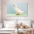 thumbnail image 2 of Elephant Stock White Duck Wall Art - Horizontal Canvas Wall Art - Living Room Wall Decor - Animal Canvas - Green And White Decor - 48" x 32", 2 of 8
