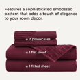 thumbnail image 2 of Queen Sheet Set - 4 Pieces Soft Queen Size Sheets - Breathable & Cooling - Hotel Luxury - Easy Care Polyester Microfiber Bedding for Women, Men, Dark Grey, 2 of 5