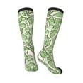 thumbnail image 4 of Easygdp Cute Crocodile Soccer Socks Sport Knee High Socks Calf Compression Athletic Socks for Men and Women, 4 of 9