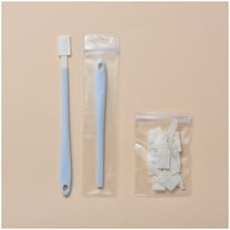 30PCS Disposable Crevice Cleaning Brushes, Toilet & Seat Cleaner, Flat Head, 18cm Handle, Wet & Dry Use, for Hard-to-Reach Areas, Hygienic