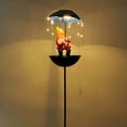 thumbnail image 3 of Hummingbird Feeders For Outdoors Solar Bird Feeder Garden Decor Outdoor Solar Lights With Umbrella Feeder Decorative Lights Yard Art Ornament Bird Feeder for Outdoors Hanging, 3 of 7