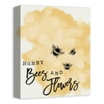 thumbnail image 2 of Creative Products Hone Bees And Flowers 11 x 14 Canvas Wall Art, 2 of 5