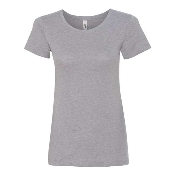 Camiseta Siguiente nivel N1510 manga corta mujer Gris jaspeado xs