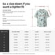 thumbnail image 5 of Balery Winter Wonderland Light Blue Camisa Casual de Manga Corta con Botones para Hombre, Texturizada, Estilo Cubano, para Playa, Verano-3X-Large, 5 of 5