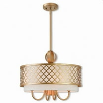 Traditional Glam Four Light Chandelier-Soft Gold Finish Bailey Street Home 218-Bel-2513123