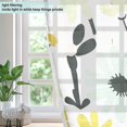 thumbnail image 4 of Yayeee Window Curtains Light Filtering 63"x52" Grommet Panel Pair Home Living Room Decor, White Flower, 4 of 7