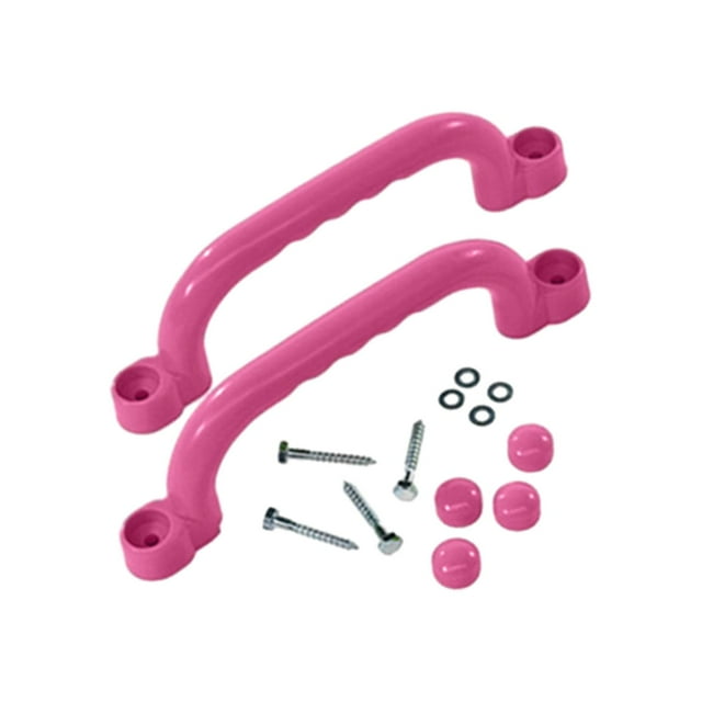 lionlar 2 Pieces Swing Set Attachments Playground Accessories for Playing Jungle Gym Pink