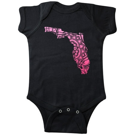 

Inktastic Florida Silhouette Mandala Gift Baby Boy or Baby Girl Bodysuit