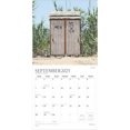 thumbnail image 4 of Outhouses | 2025 12x24" (Hanging) Wall Calendar | Plato, 4 of 9