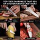 thumbnail image 4 of Juego de cuchillos KnifeSaga de 15 piezas de acero inoxidable con alto contenido de carbono, 4 of 9