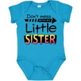 thumbnail image 3 of Inktastic Don't Mess with My Little Sister Boys or Girls Baby Bodysuit, 3 of 5
