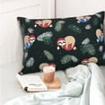 thumbnail image 4 of Balery Baby Sloths Sleeping Funda de Cojín Estampada, Regalos para Mujeres, Regalos de Amor para Ella, Regalos para Novia o Esposa, Funda de Almohada-20"x30", 4 of 6
