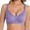 Purple, variant on Full Figure Wireless Bra Supportive Wireless Bra with Soft Underwire for Everyday Full Coverage Seamless Comfort Lift and Shaping XL Purple